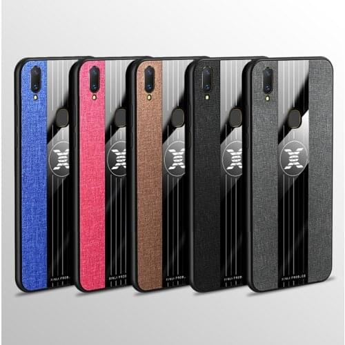 Luxury Mobile Covers for VIVO V9 V9Pro Y85 Y89 Z1 Z1i Lite Z3X Z1Lite Pro Z3 X Funda Silicona Luxury Cloth Phone Case Ring Stand