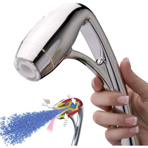 FYP146 Water Handheld Shower Head Pressure Boosting Power Massage Shower With Arm Showerhead Bathroom Accessory