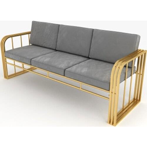 Modern Grey Velvet coffee Chair table Luxury Vintage restaurant Furniture milk tea shop table for sale