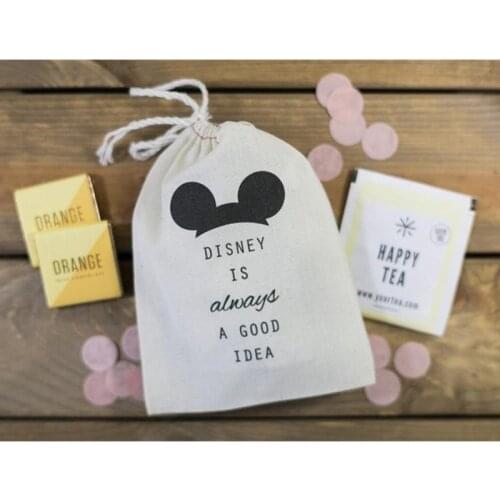 Mouse Party Favor bag personalized wedding welcome gift bags Is Always A Good Idea drawstring bag survival kit hangovers Kit bag