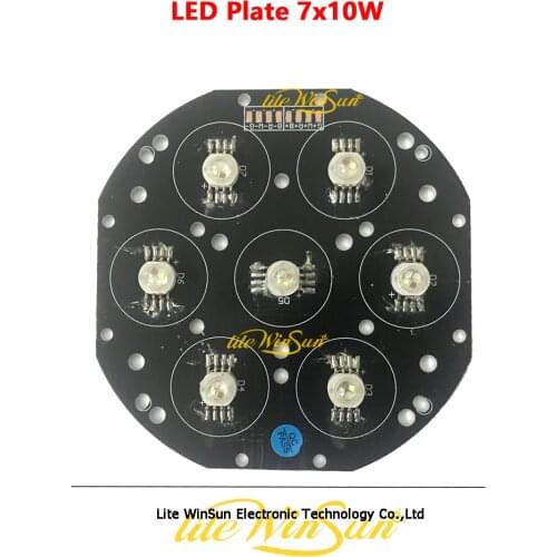7*10W RGBW 4IN1 LED Plate for LED Moving Head Light LED Par Light Disco Bar DJ Light