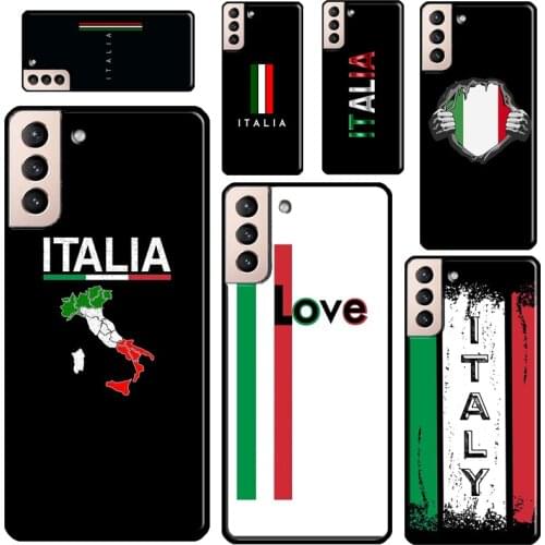 Italy Flag Vintage Italian Case For Samsung Galaxy S21 Ultra S20 FE S8 S9 S10 Plus Note 10 Note 20 Ultra Back Cover