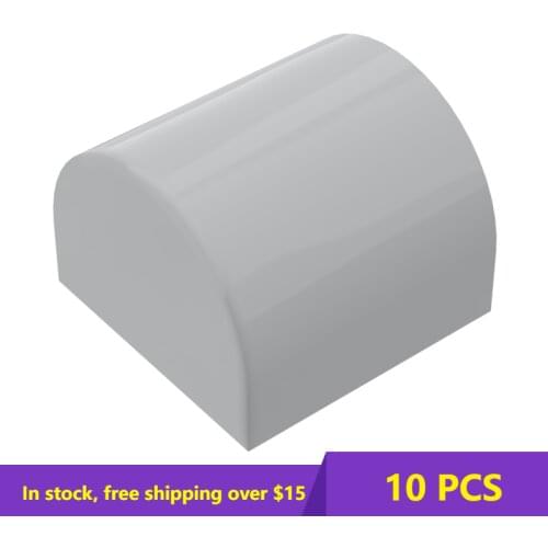 10PCS MOC Bricks 49307 1x1 Smooth Curved Brick Creative High-Tech Building Block Model Kids Toys Boys DIY Brick Parts Best Gifts