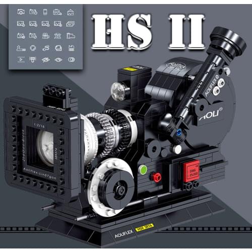 BZDA Toys Retro Camera Mini Digital Camera Building Blocks Retro Collecting Toys Camera Bricks Birthday Gifts For Kids Boys Toys