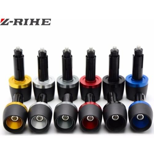 7/8'' 22 mm CNC Aluminium Handvatten ends Bar Ends Stuur Caps For KAWASAKI Z750 Z750R Z250 Z1000 NINJA 250/300 z800 mt09 mt07