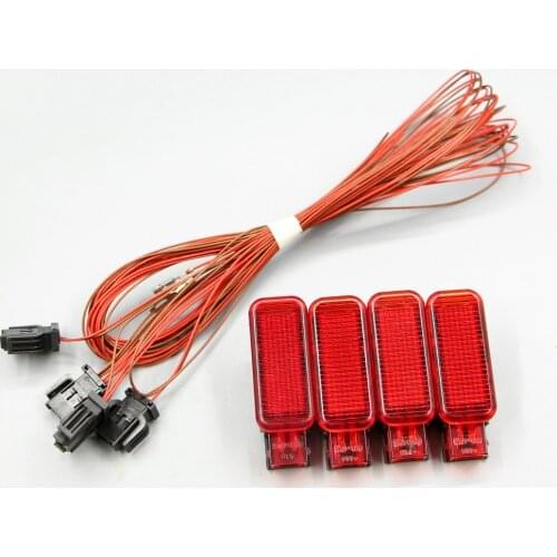 Aplicar para VW 0 MK6 Tiguan TOURAN PASSAT B6 B7L CC Jetta especial original golf excelente pie paso lampara atmosfera 8KD 947