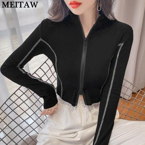 Женские черные бомберы Meitawilltion China At AliExpress
