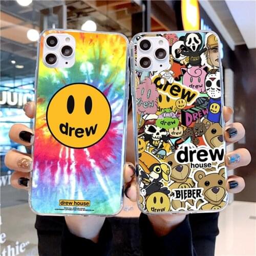 Luxury brand Justin Bieber designed a soft silicone case for iPhone 12 Pro Max 11 Pro Max 6 7 8 Plus XS Max XR X SE 2020
