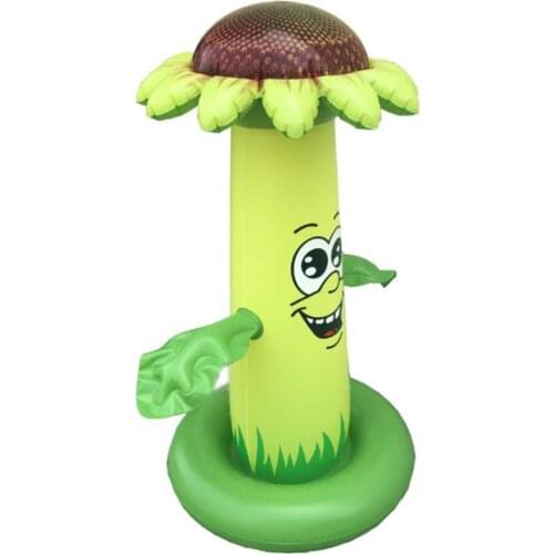 Inflatable Summer Children Play Water Spout Parent-Child Beach Lawn Play Water Spray Simulation Sunflower Toy