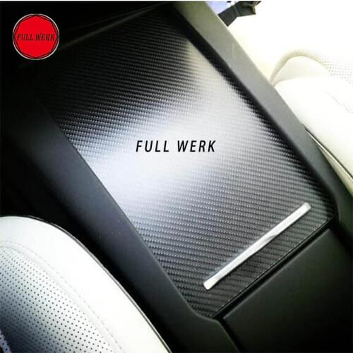 1pc Car Center Console Armrest Box Sticker Decal Wrap Guard Protector Cover for Tesla Model S Model X Auto Interior Accessories