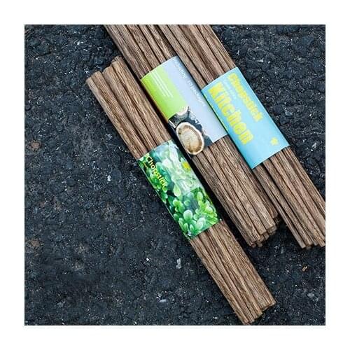 Brand High Quality Wood Japan Style Chopsticks Creative Eco-Friendly No Paint and Wax Nature 10 Pairs Dinner Cutlery Tableware