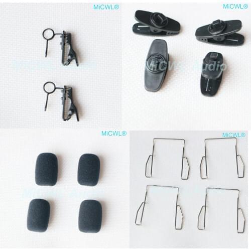 Replacement Clip for Sennheiser ME2 Shure AKG Audio-Technica G2 G3 G4 Belt Body Clip foam Windscreen 10mm