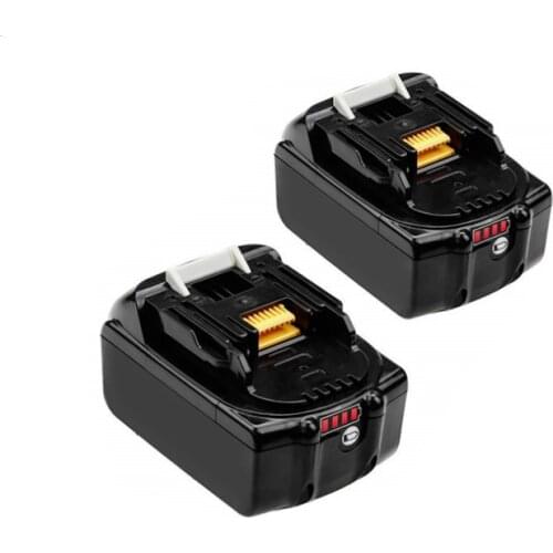 LED 18V 6000mah Battery Replacement for Makita BL1815 BL1830 BL1835 LXT400 194204-5 194205-3 194309-1 BDF450