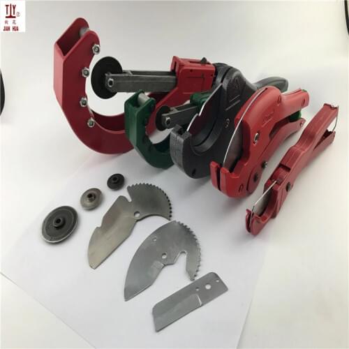 1 Replacement Blade Free Aluminum Alloy Body Scissors, 42mm PVC Pipe Tube Cutter Pliers, PVC Pipe Scissors Plumbing Tools