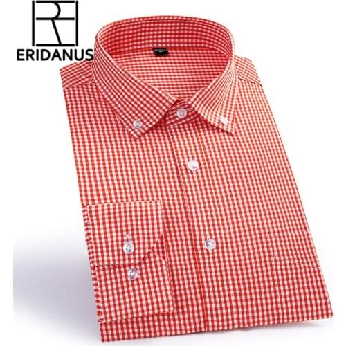 2017 New Design Super High Quality 100% Cotton Shirts Classic Striped Long Sleeve Business Casual Men Dress Shirt M602