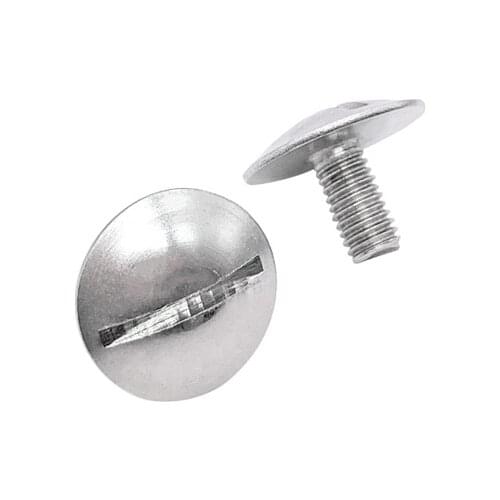 5pcs M3 slotted screws extra large big flat head screw mechanical bolts one line socket bolt stainless steel GB947 6mm long