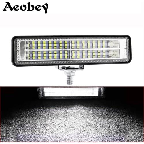 Aeobey Car Light Assembly Led Fog Lights Off Road Flood Beam Led Light Bar For 4x4 UAZTrucks ATV SUV DRL LED Work Light Bar
