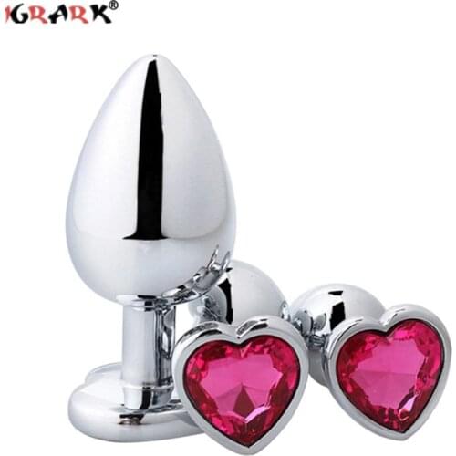 Anal Plug Beads Butt Fetish Stainless Steel Enema Buttplugs Jewelry Training Toy Kits Stimulator Toys for Men and Women