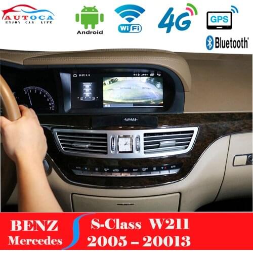 10.25 Inch Android System Car GPS Navigation Multimedia Player For Mercedes Benz S Class W221 2005-2013 CL CLASS W216 Head Unit