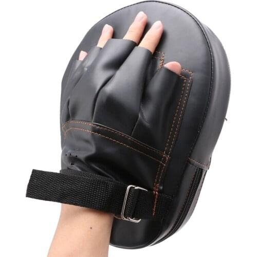 Boxing Mitt Training Focus Punches Pad Glove MMA Karate Combat Thai Kick