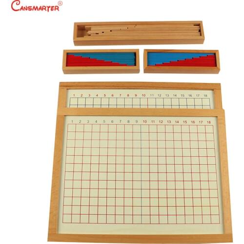 Friendly Montessori Wooden Math Toys Learning Children Materials Addition Subtraction Board Maths Toy Kids 3-6 Years
