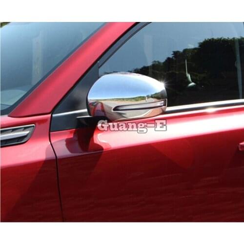 For Suzuki Vitara 2016 2017 2018 2019 ABS Chrome Styling Decoration Stick Rear View Rearview Side Glass Mirror Cover Trim Frame