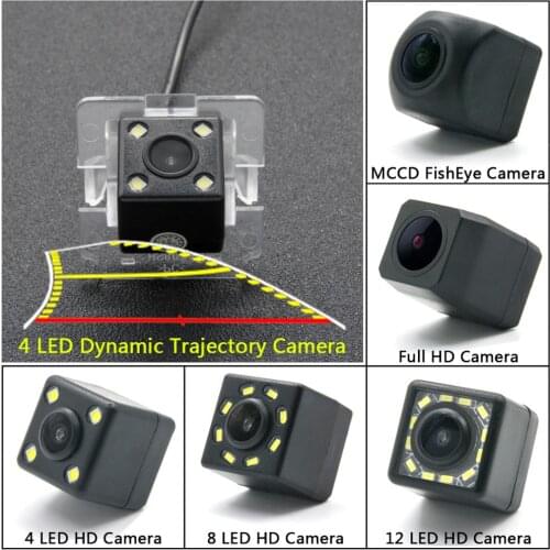 HD Dynamic Trajectory Tracks Rear View Reverse Camera for Mitsubishi Outlander 2003 2004 2005 2006 2007 2008 2009 2012 Monitor