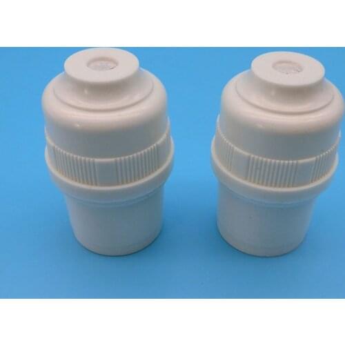 IWHD White Lampholder Soquete E27 Socket Lamp Holder Base