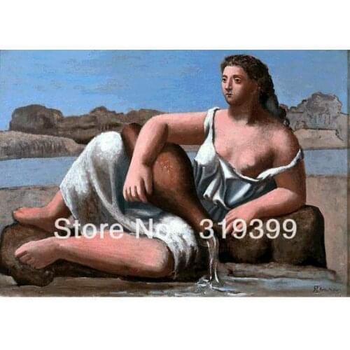Oil Painting Reproduction on Linen canvas,kallan-1923 by pable picasso ,Museam Quality,Fast Free ship,100%handmade