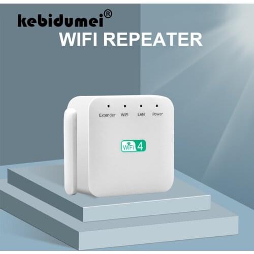 Kebidumei Wireless WiFi Repeater 300Mbps WiFi Router WIFI Signal Boosters Network Amplifier Repeater Extender WIFI Ap Wps Router