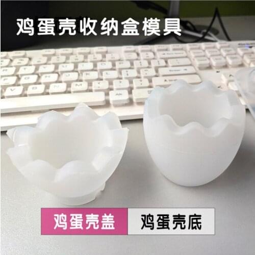 Egg shell storage box mold chicken pig cartoon animal silicone mold