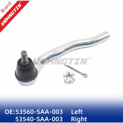 Left & Right 53560-SAA-003 53540-SAA-003 Power Steering Outer Tie Rod Set End Set For Honda Fit JAZZ II 2002