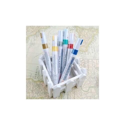 LifeMaster Art Marker Paint Marker 12 pcs/lot 12colors 1mm Mark on Anything Glass/Metal/Wood/Stone/Cloth/Car Tire