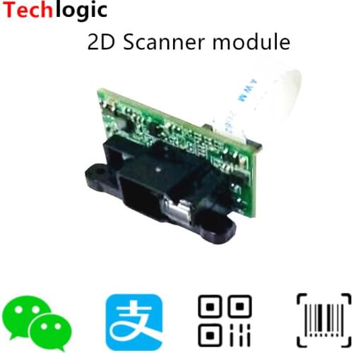 Techlogic 1D 2D Scanner Module Embedded Barcode Reader Head Fixed 2D Bar Code Scan Engine