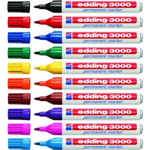 Germany Edding 3000 Metal Rod Marker 1.5-3MM Oily Marker 1PCS