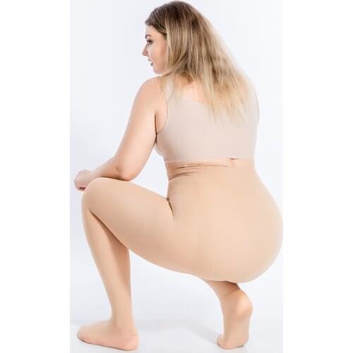 100-180 kg autumn black complexion high elasticity plus fat plus size pantyhose stockings leggings thin section