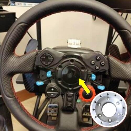 Wheel Adapter Plate for Logitech G29 27 G923 Racing Aluminum Game Steering Car Parts Wheels Modification DIY Q9C9