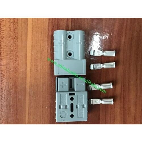 50A 600V Power Connector Plug + Contacts Two Pole Double pole Solar Caravan Boats pole