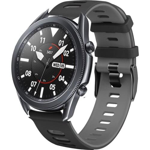 Watchband For Samsung Galaxy Watch 3 45mm 41mm Strap Bracelet 20mm / 22MM Watchstrap Silicone For Garmin venu sq wristband