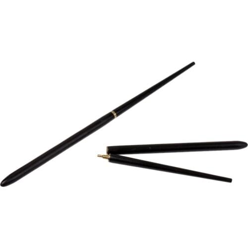 Portable Detachable Travel Eco-Friendly Ebony Wood Chopsticks in Case Foldable Folding Outdoor Picnic Tableware