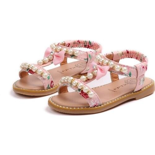 Skoex Childrens Sandals Girls Fashion Casual Shoe 2020 New Breathable Soft Bottom Non-slip Toddler Kids Girl Summer Flat Shoes