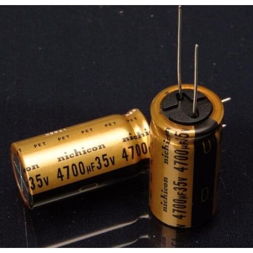 2020 hot sale 10PCS/30PCS new original nichicon audio electrolytic capacitor FW 4700U/35V capacitor free shipping
