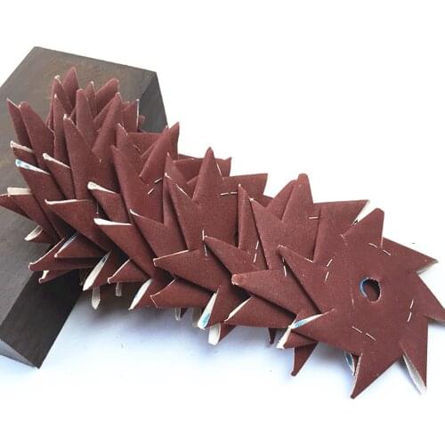 40pcs Octagonal sandpaper 8 angle sandpaper for Gap burr,Relief sandpaper emery cloth Wood carvings Root carving Polishing tools