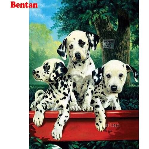 Diamond Mosaic Full Square Drill Dalmatian pet dog pictures 5d Diy Diamond Embroidery decortion art Diamond Painting New Arrival