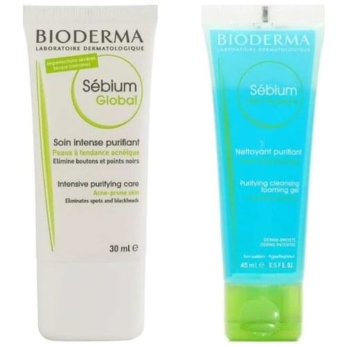 Bioderma Sebium Global 30ml F. Gel 45ml Set 283385794