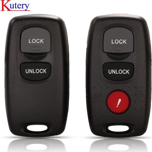 Kutery Car Replacement Remote Key Shell Fit For ford ranger MAZDA 2 3 6 MPV Protege Transmitter Keyless Entry Fob Key Case Cover
