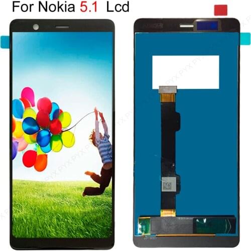 For Nokia 5.1 LCD Display Touch Screen Digitizer TA 1024 1027 1044 1053 1008 1030 1109 1075 For Nokia 5 5.1 Plus LCD X5 Screen