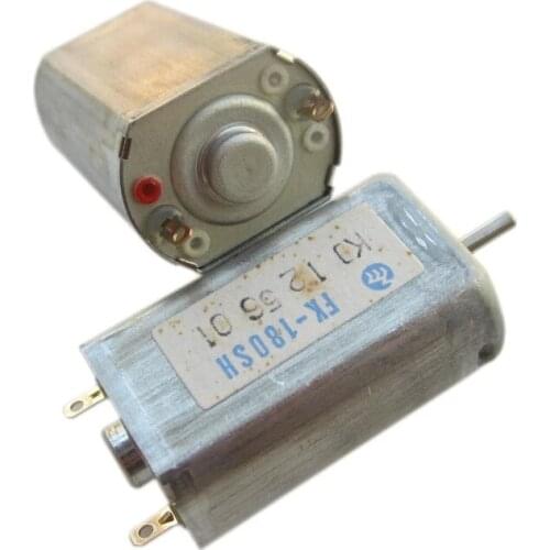 2pcs 180 Motor Electric DC 6V 12V High Speed 7000rpm 14000rpm Strong Magnetic Carbon Brush DIY Model Hair Clipper FK-180SH-13963