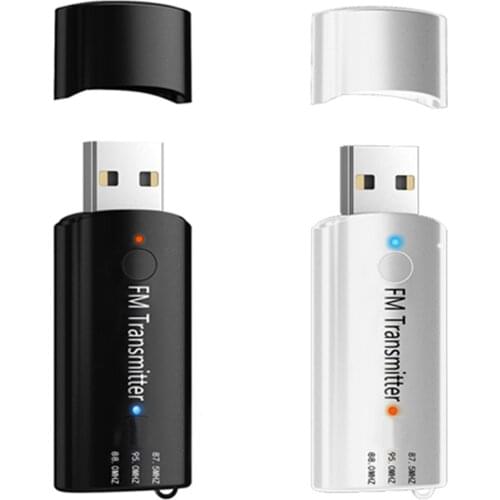 FM Transmitter Bluetooth 5.0 Car Music Player Stereo Hands Free USB Bluetooth Receiver Modulator