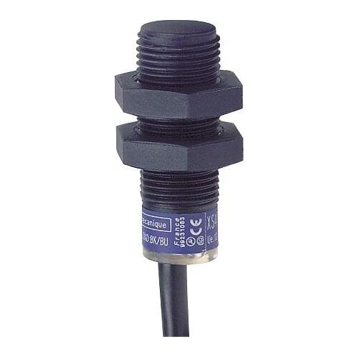 XS4P12PA340 Inductive sensor XS4 M12 - L35mm - PPS - Sn4mm - 12..24VDC - cable 2m